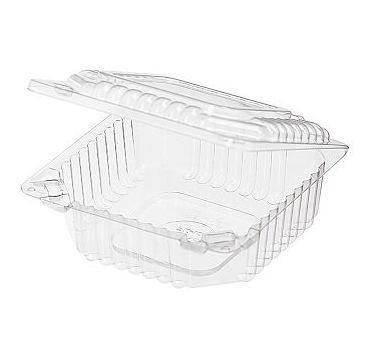 Упаковка квадрат внеш. 121х119х45мм, внутр. 97x96x37мм, 0,2кг, прозрачная, (135066) ОПС