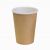 Стакан для холодных и горячих напитков, 0.35л, двухслойный, крафт, картон