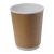 Стакан бумажный 250 мл 2 сл., d80 мм, крафт-бел., карт., 30 шт/упак 750 шт/кор РОССИЯ