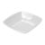 Тарелка квадратная глубокая ,Белая,180мм  ПП